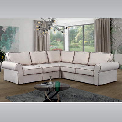 DAKAR LARGE CORNER FABRIC SOFA BED