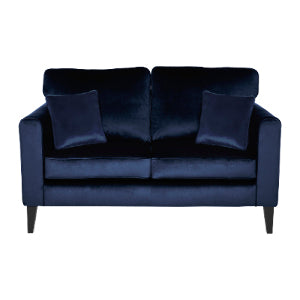 Two Seater Royal Blue Velvet Sofa