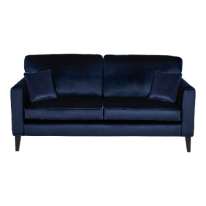 Two Seater Royal Blue Velvet Sofa