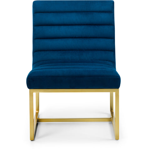 Blue Velvet Chair