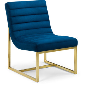 Blue Velvet Chair