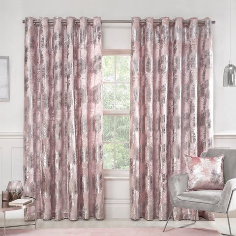 Plume Metallic Feather Curtains