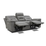 Justin Grey Fabric Power Reclining 3+2 Seater Sofa