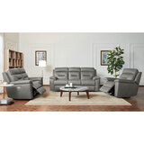 Justin Grey Fabric Power Reclining 3+2 Seater Sofa