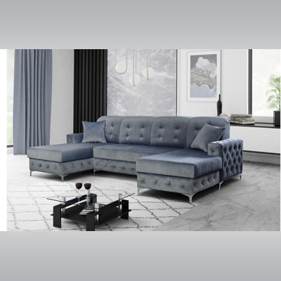 VERSO SOFA BED (GREY) FABRIC - LARGE