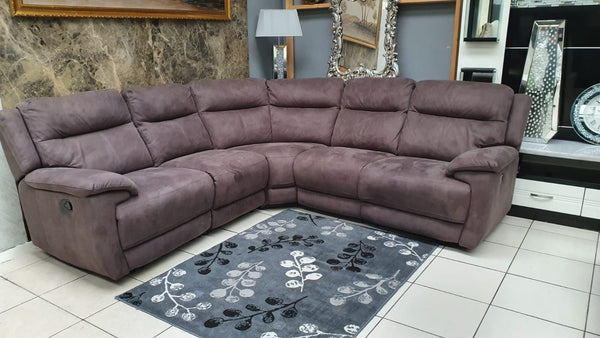 Ex Display Moreno Large Grey corner sofa