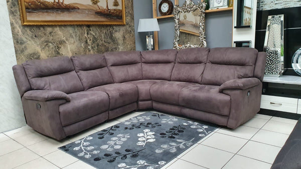 Ex Display Moreno Large Grey corner sofa