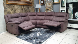 Ex Display Moreno Large Grey corner sofa