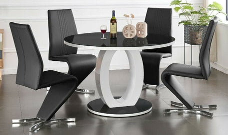 Marina leather dining chairs