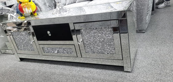 Full  Crushed Diamond TV Unit