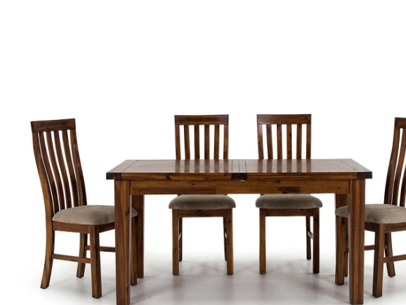 Emerson Extendable Dining Table 160cm/230cm + 6 DINNING CHAIRS