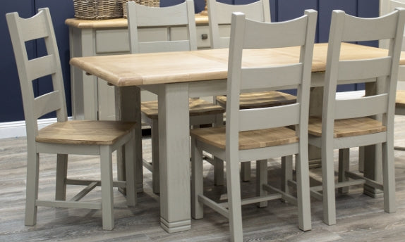 Logan Dining Table  1400/1800+6 dinning chairs