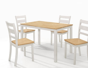 Robin Dining Table 120Cm + 4 Dining Chairs