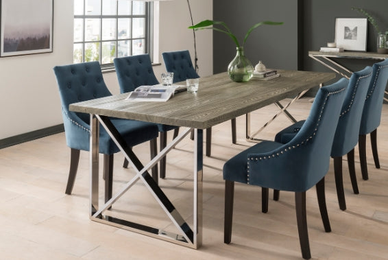 Tephra Dining Table 140Cm + 4 Dining Chairs