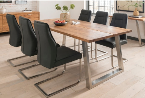 Trier Dining Table 210Cm + Dining Chairs