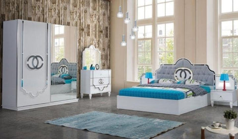 LUXURY BRANDED BEDROOM BED SET