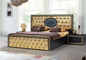 LUXURY DUBAI  OTTOMAN LEATHER BED FRAME