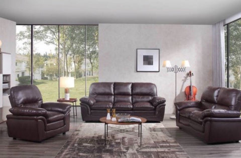 Rochester Leather Sofa Brown Jumbo Collection