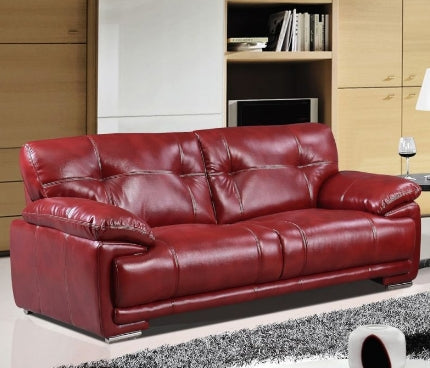 Wilmot Red Leather Sofa Collection