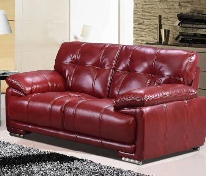 Wilmot Red Leather Sofa Collection