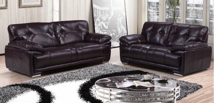 Wilmot Brown Leather Sofa Collection