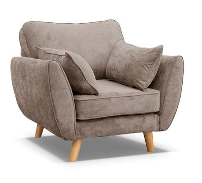 Connection Zinc Fabric Sofa Mink Collection