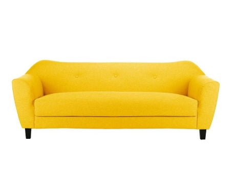 Alex Yellow Fabric Sofa Collection