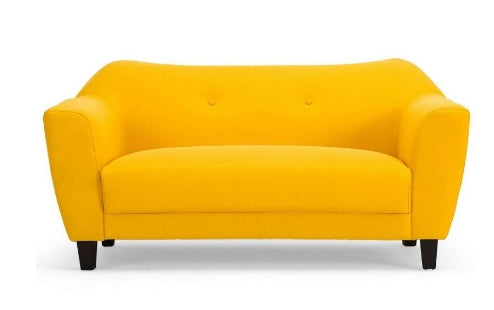 Alex Yellow Fabric Sofa Collection