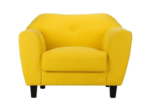 Alex Yellow Fabric Sofa Collection