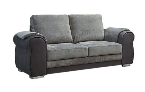 Chris Fabric Sofa Grey Snake Leather Collection