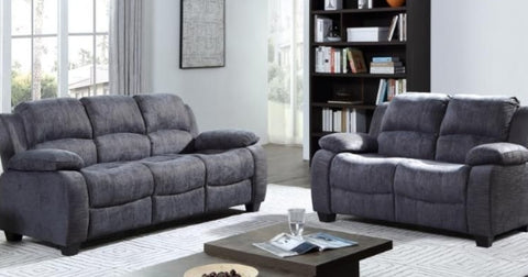 Valerie Roxy Fabric Sofa Grey Static Collection