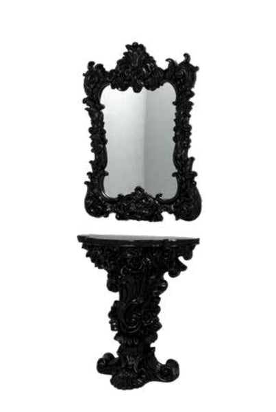 ITALIAN ANTIQUE STYLE CONSOLE TABLE AND MIRROR