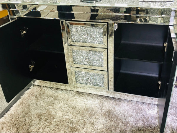 Crushed Mirror Sideboard / Tv Unit