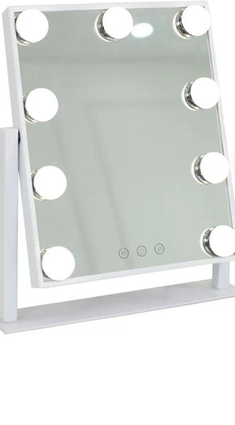 BRAND NEW WHITE HOLLYWOOD LED DRESSING  MIRROR MIRROR WALL MIRROR