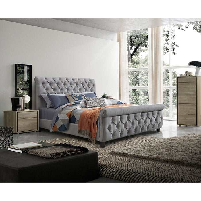 Nicola Upholstered Bed Frame