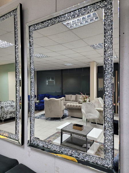 Crushed Glass Wall Mirror