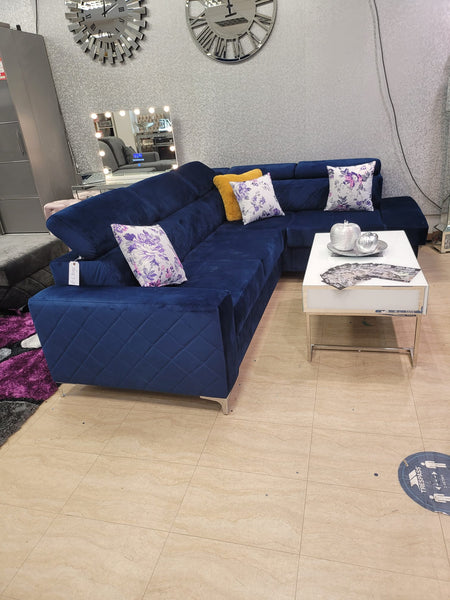 Gulia Blue Sofa Bed With storage