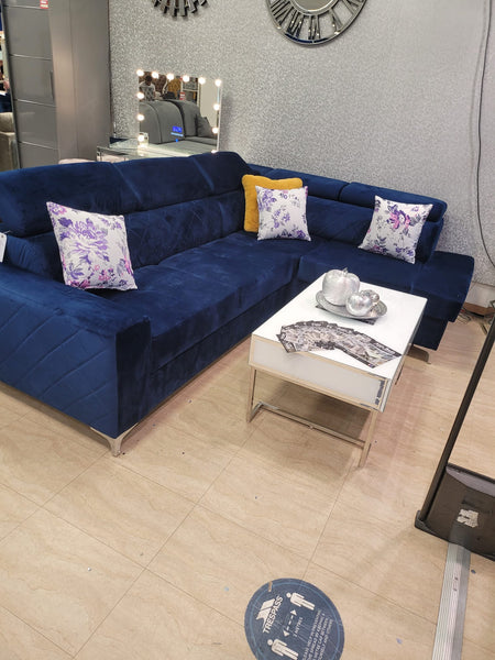 Gulia Blue Sofa Bed With storage