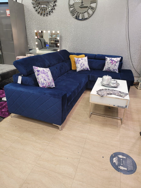 Gulia Blue Sofa Bed With storage