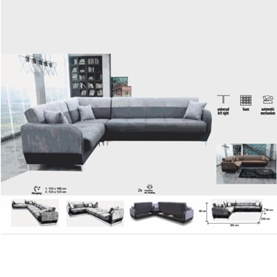 Aron Corner Sofa Bed