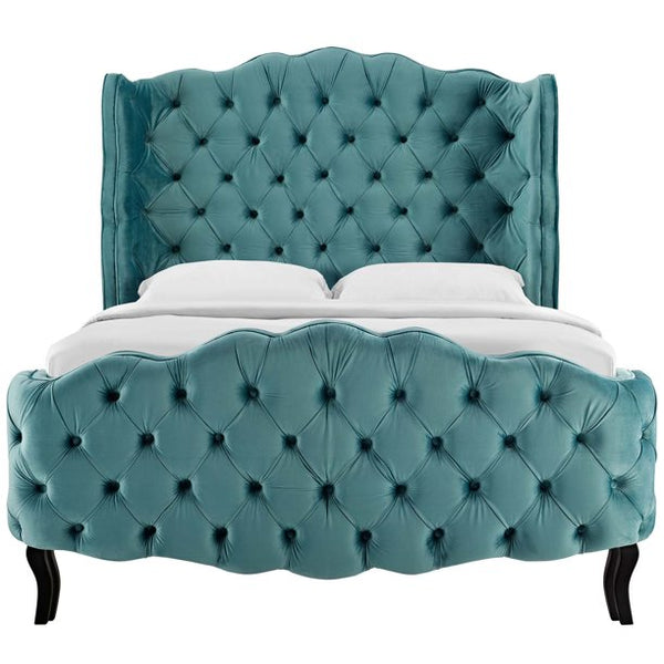 Nicola  Chesterfield Wing Bed Frame