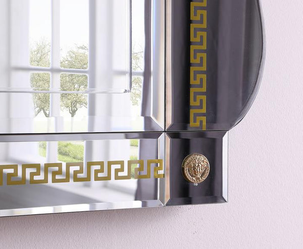 EDUSA | Small  | Gorgeous Mirror | With Gold Design | Wall Mirror