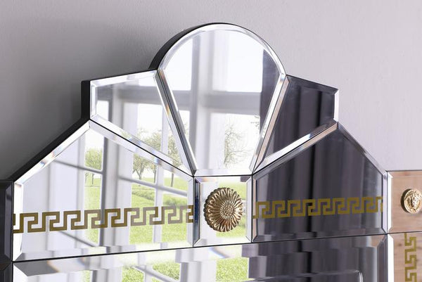 EDUSA | Small  | Gorgeous Mirror | With Gold Design | Wall Mirror