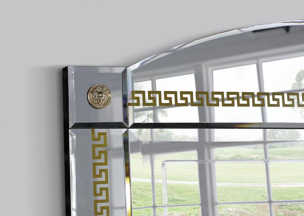 EDUSA | Large | Gorgeous Mirror | With Gold Design | Wall Mirror