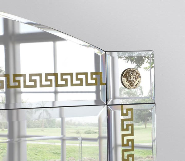 EDUSA | Large | Gorgeous Mirror | With Gold Design | Wall Mirror