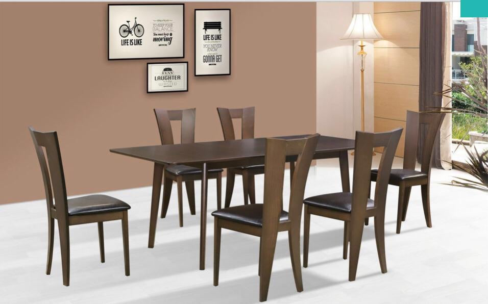 Brand new wood extendable dining table