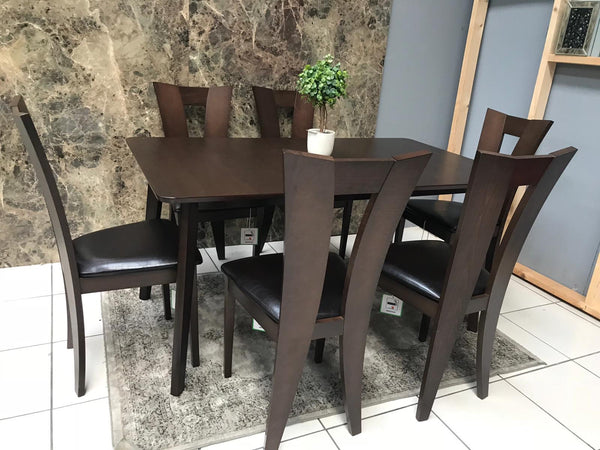 Brand new wood extendable dining table