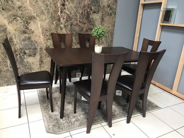 Brand new wood extendable dining table