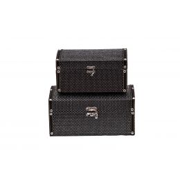 Black Jewellery Box Set of 2