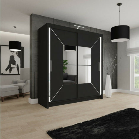 Mimi Mirrored  Door Sliding Wardrobe